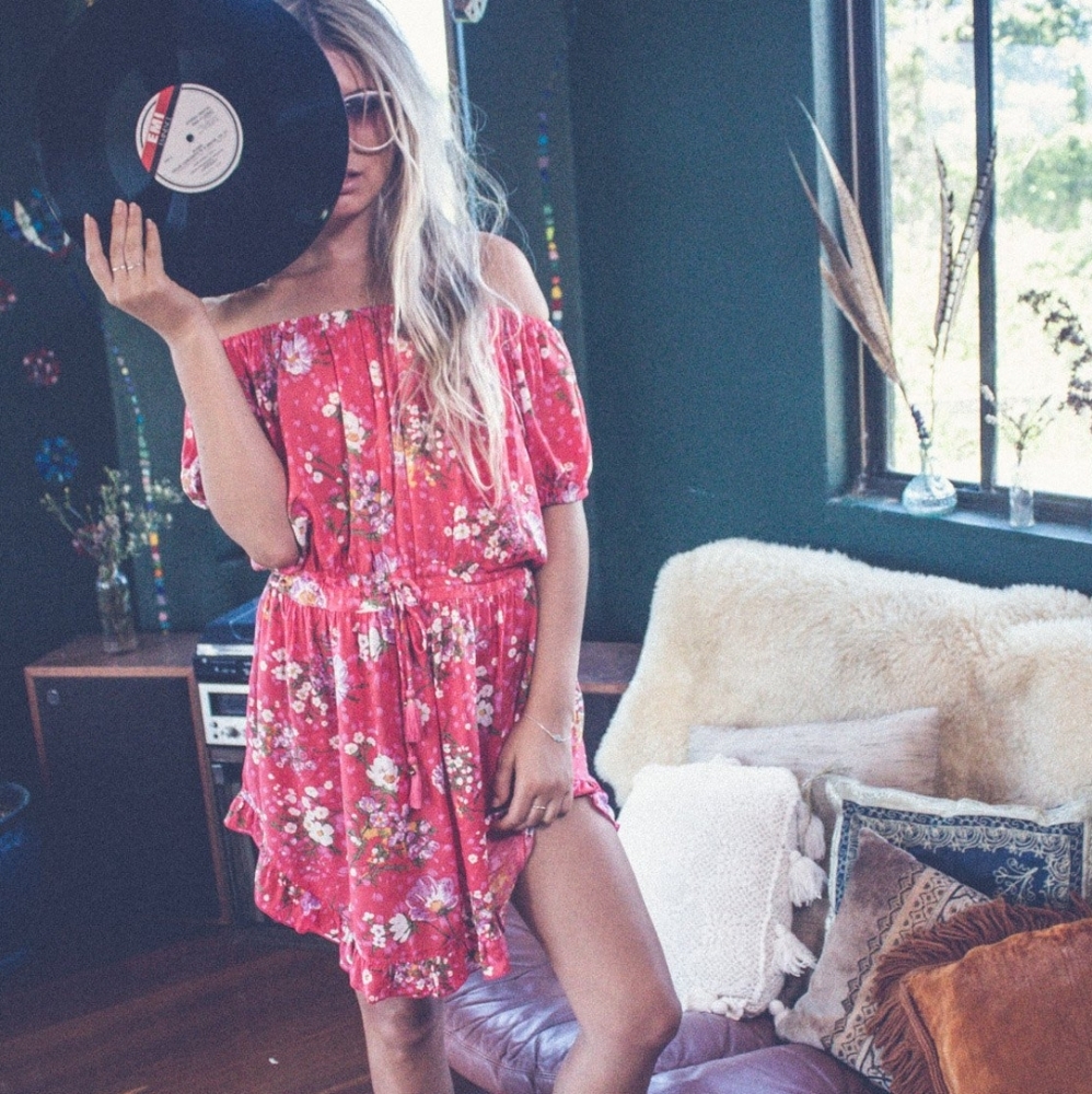 Spell & the gypsy sundancer play dress red S mini